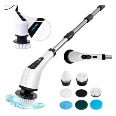Imagem de Escova De Limpeza Elétrica Casa Multiuso Portátil 9 Em 1 Pri - Congrat