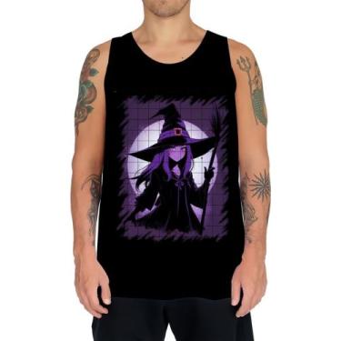 Imagem de Camiseta Regata Bruxa Halloween Púrpura Festa 14 - Kasubeck Store®, Ba