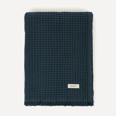 Imagem de Manta denver - 1,50 x 2,00 - petróleo - karsten