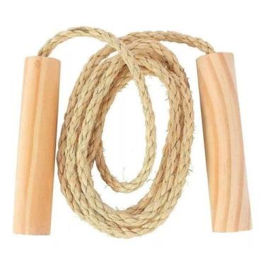 Imagem de kit com 5 unid. Pula Corda de Sisal 1,60 mts Brinquedo infantil - Alam