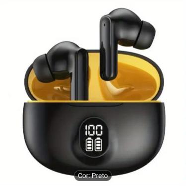 Imagem de Fones de Ouvido Sem Fio Bluetooth 5.3 TWS Com Microfone Redução Ruído 