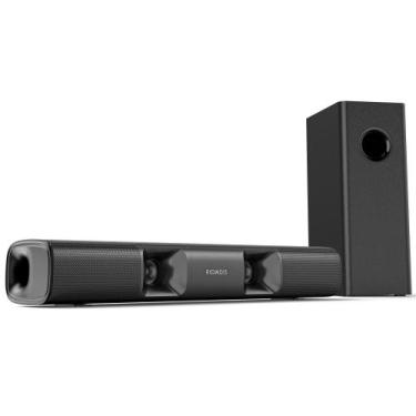 Imagem de Barra de som RIOWOIS 90W com subwoofer 2.1Ch para Smart TV
