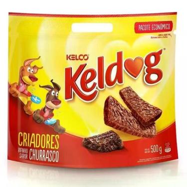 Imagem de Bifinho Keldog para Cães Sabor Churrasco Pacote Econômico 500g