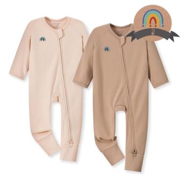 Imagem de Pijamas para bebês Momcozy Baby-Temp Monitoring 18-24M, pacote com 2