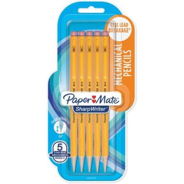 Imagem de Lápis mecânico Paper Mate SharpWriter 5 unidades amarelo
