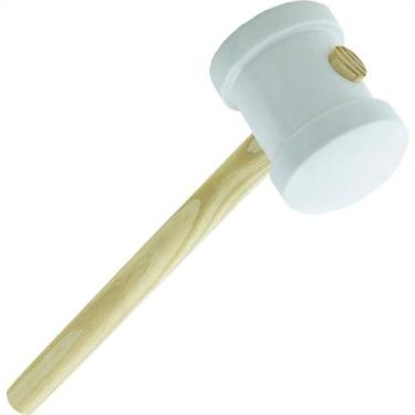 Imagem de Martelo De Borracha Branco Thompson 80Mm - MAC FER
