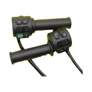 Imagem de Conjunto De Interruptor De Guidão Para Moto Elétrica Com Manopla Rotat