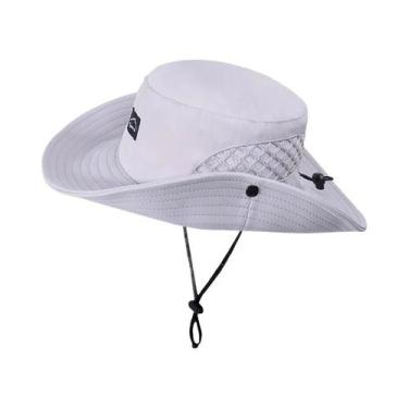 Imagem de Chapéu De Verão Masculino Respirável Com Proteção Solar E Aba Larga Xi