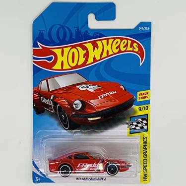 Imagem de Hot Wheels Speed Graphics 9/10, cartão vermelho para Nissan Fairlady Z 244/365 50º aniversário