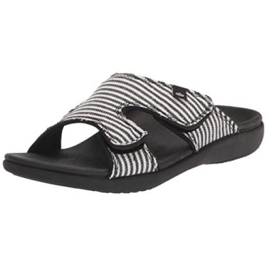 Imagem de Spenco Sandálias Femininas Ortopédicas Slide, Sabugueiro, 8.5 Wide