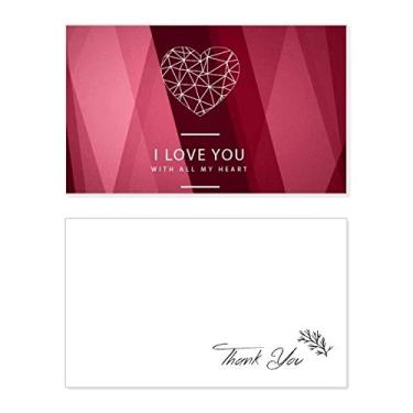 Imagem de Vinho tinto Dia dos Namorados Love You Thank You Cartão de aniversário comemorações casamento agradecimento