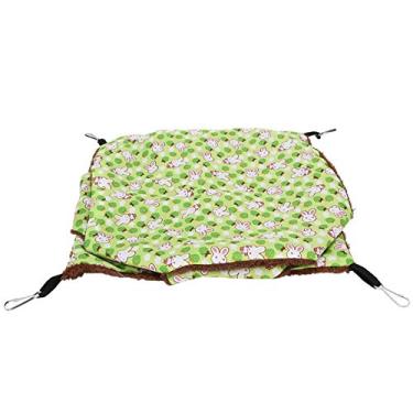 Imagem de Compra Maluca Rede para hamster, rede para animais de estimação, fino acabamento de açúcar Gilder para hamster (verde)