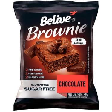 Imagem de Brownie Chocolate Zero Belive 40G (10 Pacotes)