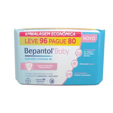 Imagem de Lenço Umedecido Bepantol Baby com 96 unidades