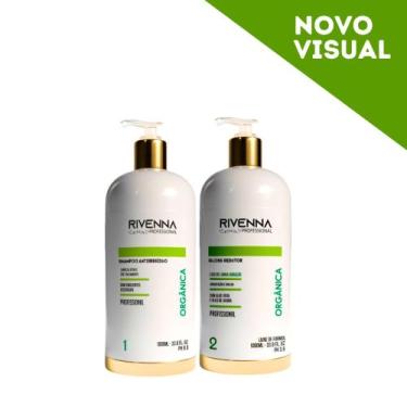 Imagem de Shampoo Antirresíduo 1L + Progressiva Rivenna Orgânica - Rivenna Profe