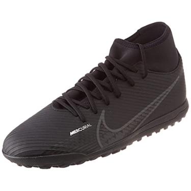 Imagem de NIKE Mercurial Superfly 9 Club Tf Tênis masculino, Preto Dk Cinza fumê Summit Branco Volt, 8.5 UK