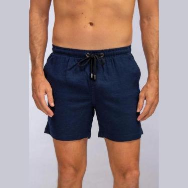 Imagem de Short Red Feather Linho Masculino Marinho-Masculino