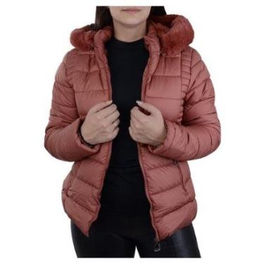 Imagem de Jaqueta Feminina Facinelli By Mooncity Peluciada Marrom Terra - 620288-Feminino