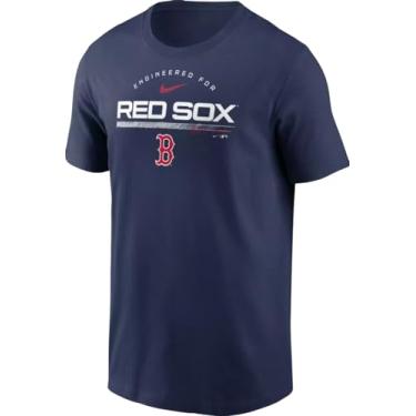 Imagem de Nike Camiseta masculina MLB Team Engineered Performance, Boston Red Sox - azul-marinho, G