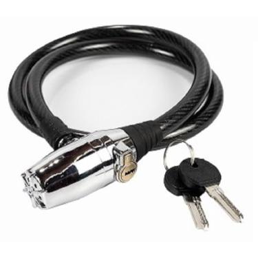 Imagem de Cadeado Cilíndrico Cromado Com Alarme - Modelo K2001 Safewell K2001 Preto