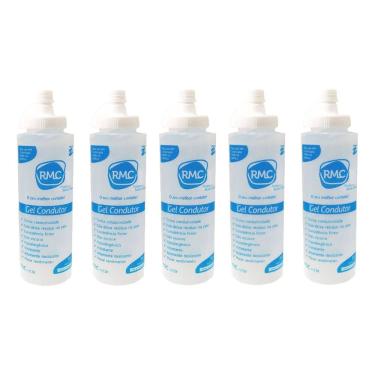 Imagem de Kit 5- Gel Condutor Contato P/ Ultrason Tens Doppler 300 Ml