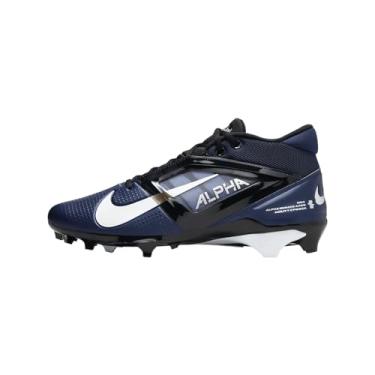 Imagem de Nike Chuteiras Alpha Menace 4 Pro (FD7037-401, azul-marinho/prata metálica), Azul-marinho meia-noite/prata metálica, 44