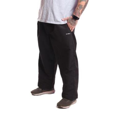 Imagem de Calça Tactel Ox Silver Plus Size Com Bolsos, G2, Preto, Masculino