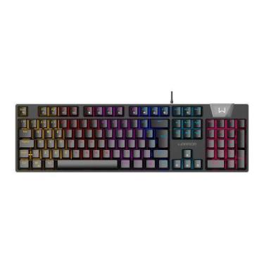 Imagem de Teclado Gamer Mecânico Royal Score, Full Size, Blue Switch, ABNT2, RGB