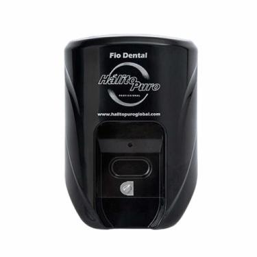 Imagem de Dispenser de Fio Dental Preto Hálito Puro - halito puro