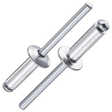 Imagem de Wensilon (140 peças) Rebites profissionais de alumínio de 1/4" x 5/8", cabo de alumínio e mandril de aço