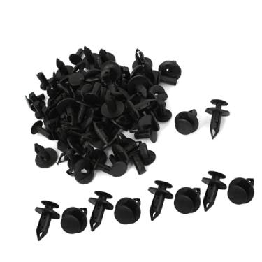 Imagem de VekAuto Grampos de plástico de pino de pressão de rebites de diâmetro de 9 mm para carro 50 peças acessórios automotivos