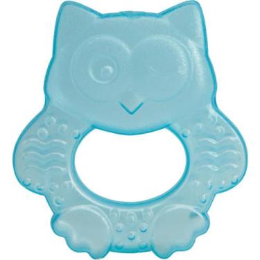 Imagem de Mordedores Para Bebê Com Água Corujinha Azul Buba