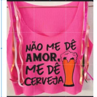 Imagem de cropped abada carnaval festa com fita - Maria Xika