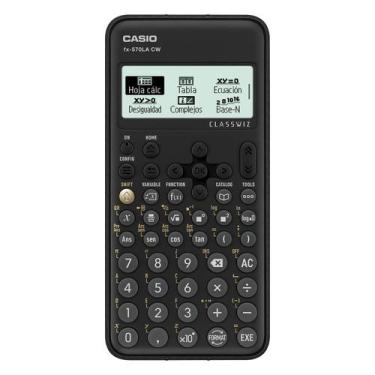 Imagem de Calculadora Cientifica Casio FX-570LACW-W-DT - Preto