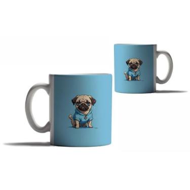 Imagem de Caneca Personalizada Presente Cachorros Raças Pug Fofo Amor - Enjoy Sh