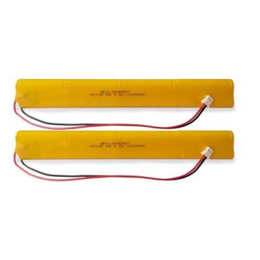 Imagem de GLEPOWEER Bateria de iluminação BBAT0043A Ni-Cd 1200mAh 9,6V 900mAh rgency compatível com ELBB003 ELB-B003 ELB-B004 ELBB004 OSI OSA228 DANTONA CUSTOM-306-U BBAT0044A BAA-96 (pacote com 2)