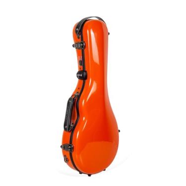 Imagem de Crossrock Estojo de bandolim estilo F de fibra de vidro, com compartimento acessório, alças de mochila, TSA Lock-Orange (CRF2020MFOR)