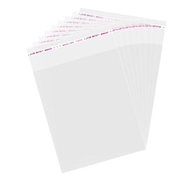 Imagem de Brandon-super Sacos de Celofane com Vedação de 200 Pacotes - Sacos de Biscoitos Transparentes Que Podem Ser Fechados Novamente, Autoadesivos para Embalar Presentes, Biscoitos - Sacos de Doces, Sacos d