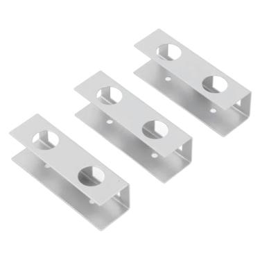 Imagem de Suporte de Armazenamento para Laptop Sob a Mesa, Suporte de Aço Carbono para Laptop Sob a Mesa Com Parafusos, Suporte de Prateleira Sob a Mesa Sem Arranhões para Laptop, Teclado,