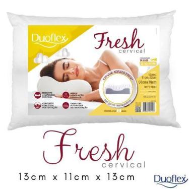 Imagem de Travesseiro Cervical Modelo Fresh - Duoflex
