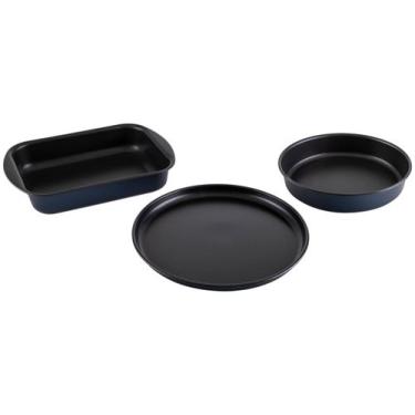 Imagem de Conjunto de Assadeiras de Alumínio Antiaderente - Tramontina Ravena 3 