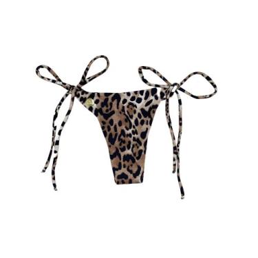 Imagem de Calcinha Lacinho Fio Dental - AC Biquínis, GG, Onça