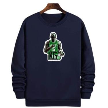Imagem de Blusa Moletom Gola Basquete Kevin Garnett Basketball - Loja White Mamb