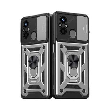 Imagem de Capa de Armadura Anti-Choque com Suporte para Xiaomi Redmi 12C/13C/10C