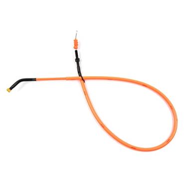 Imagem de Cabo de embreagem para Kawasaki Z1000 2014-2016 linha de fio inoxidável e acessórios de substituição de motocicleta de borracha peças laranja
