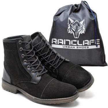 Imagem de Botina Bota Coturno Masculino Couro Camurça X - RANCLAFE CALÇADOS, 39