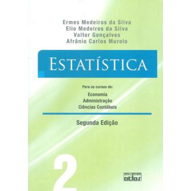 Imagem de Estatistica Para Os Cursos De Economia Administracao E Ciencias Contabeis - Vl. 2