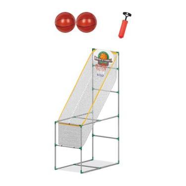 Imagem de Deevoka Crianças Arcade Basketball Game Basketball Hoop fácil de montar, com 2 Bola, 1.53m