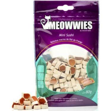 Imagem de Petisco Meowwies Sushi Natural Gatos Enroladinho Frango