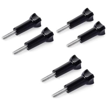 Imagem de Action Pro 6 parafusos longos de aço inoxidável compatíveis com GoPro 13/12/11/10/9/8/7/6/5/4/3+/3/4k Eken etc